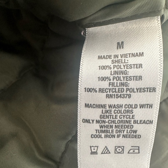 Aeropostale Men's Olive Puffer Jacket size Medium - Picture 14 of 14